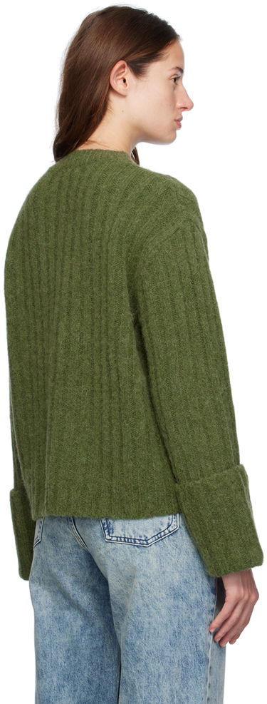 Пуловер rag & bone Rag & Bone Stassi Crewneck Sweater Зелено | WAS24F066ON66, 2