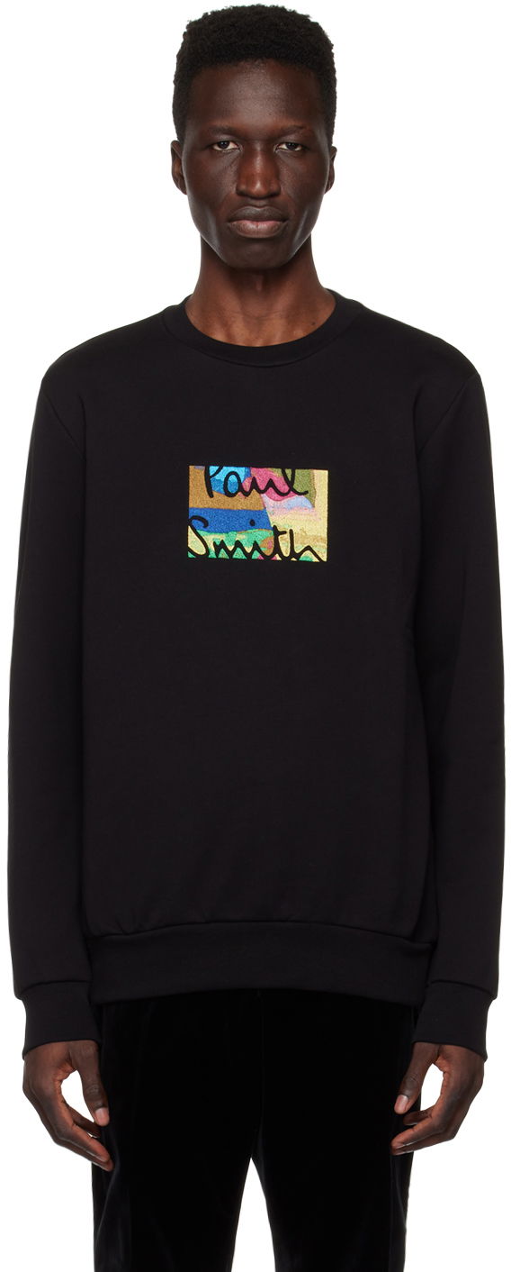 Суитчър Paul Smith Paul Smith Embroidered Sweatshirt Черно | M1R-302SE-KP3668-79, 0