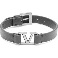 Гривна Valentino Men's Signature Bracelet Nero Сиво | 4Y2J0M67TCZ-0NO, 1