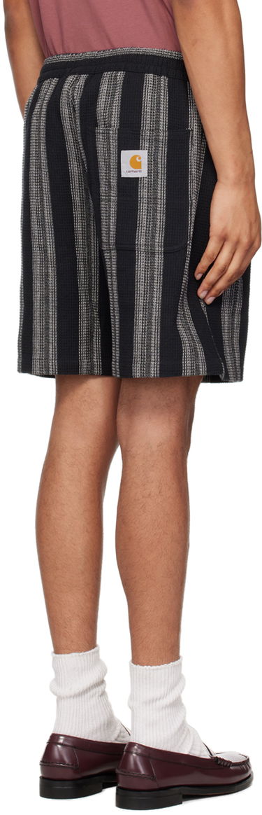 Къси панталони Carhartt WIP Striped Relaxed Fit Shorts Черно | I033692, 2