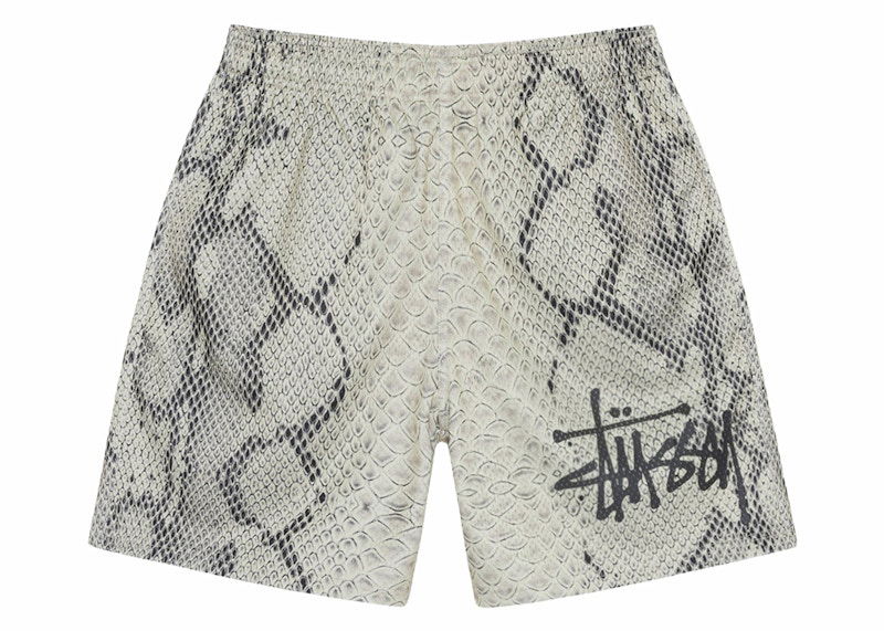 Къси панталони Stüssy Stussy Snake Mesh Shorts Бежово | 112317, 0
