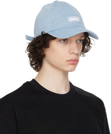 Шапка с козирка Solid Homme Solid Homme Embroidered Cap Синьо | S231AC01, 1