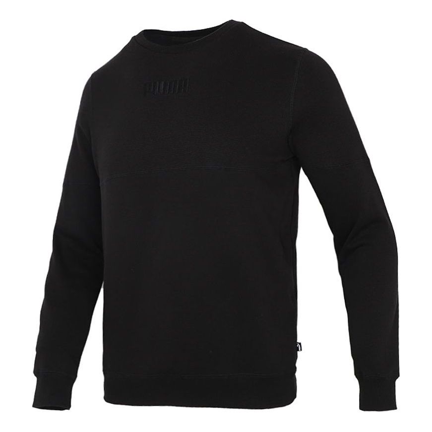 Пуловер Puma Puma Logo Round Neck Pullover Черно | 846409-01, 0