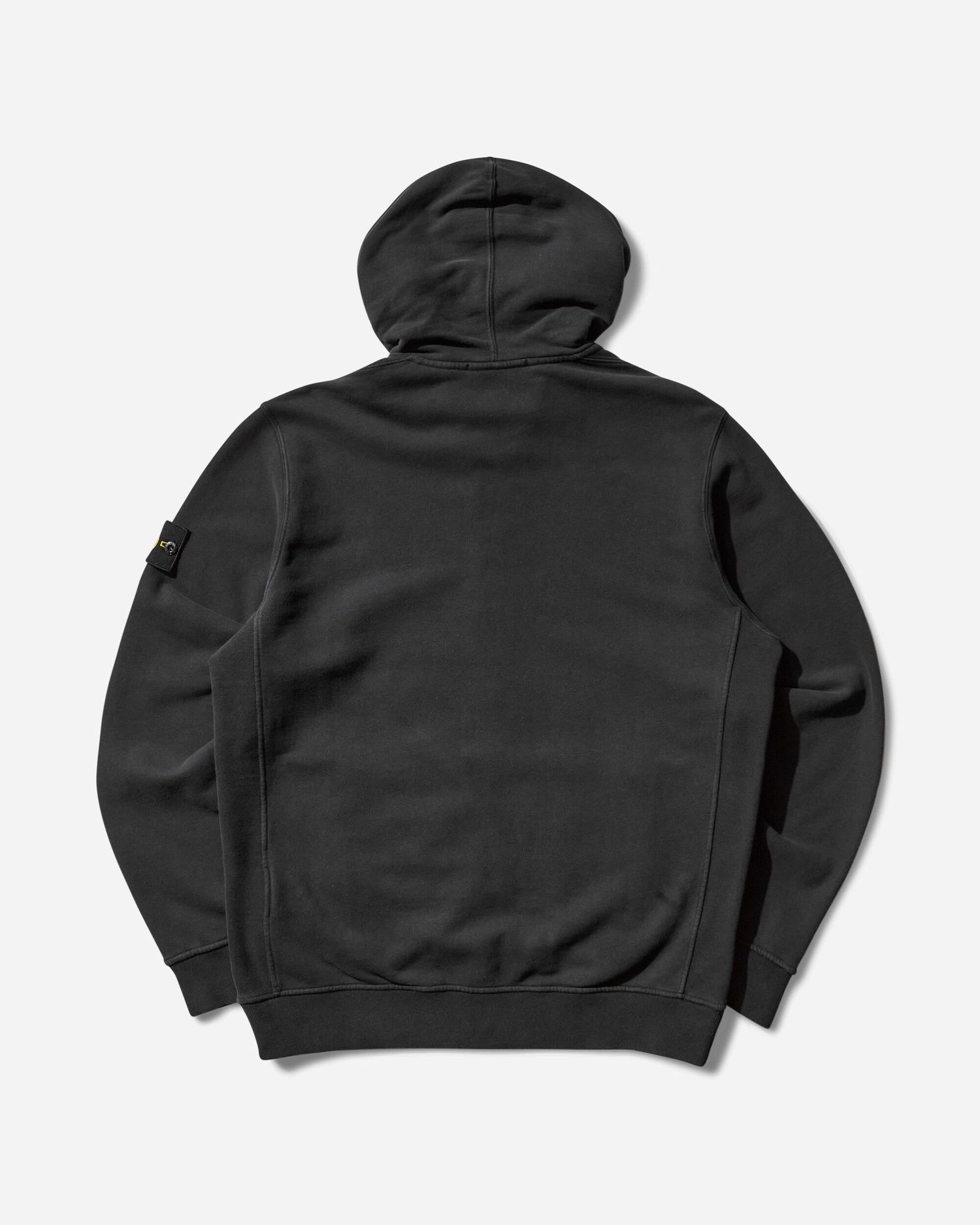 Суитчър Stone Island Garment Dyed Zip Hoodie Черно | K2S15-6100067-S0A20 V0029, 0