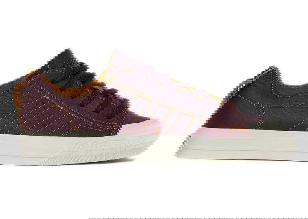 Кецове и обувки adidas Originals Nizza Rf "Maroon/Legacy Gold/Off White" Черно | FV0678, 0