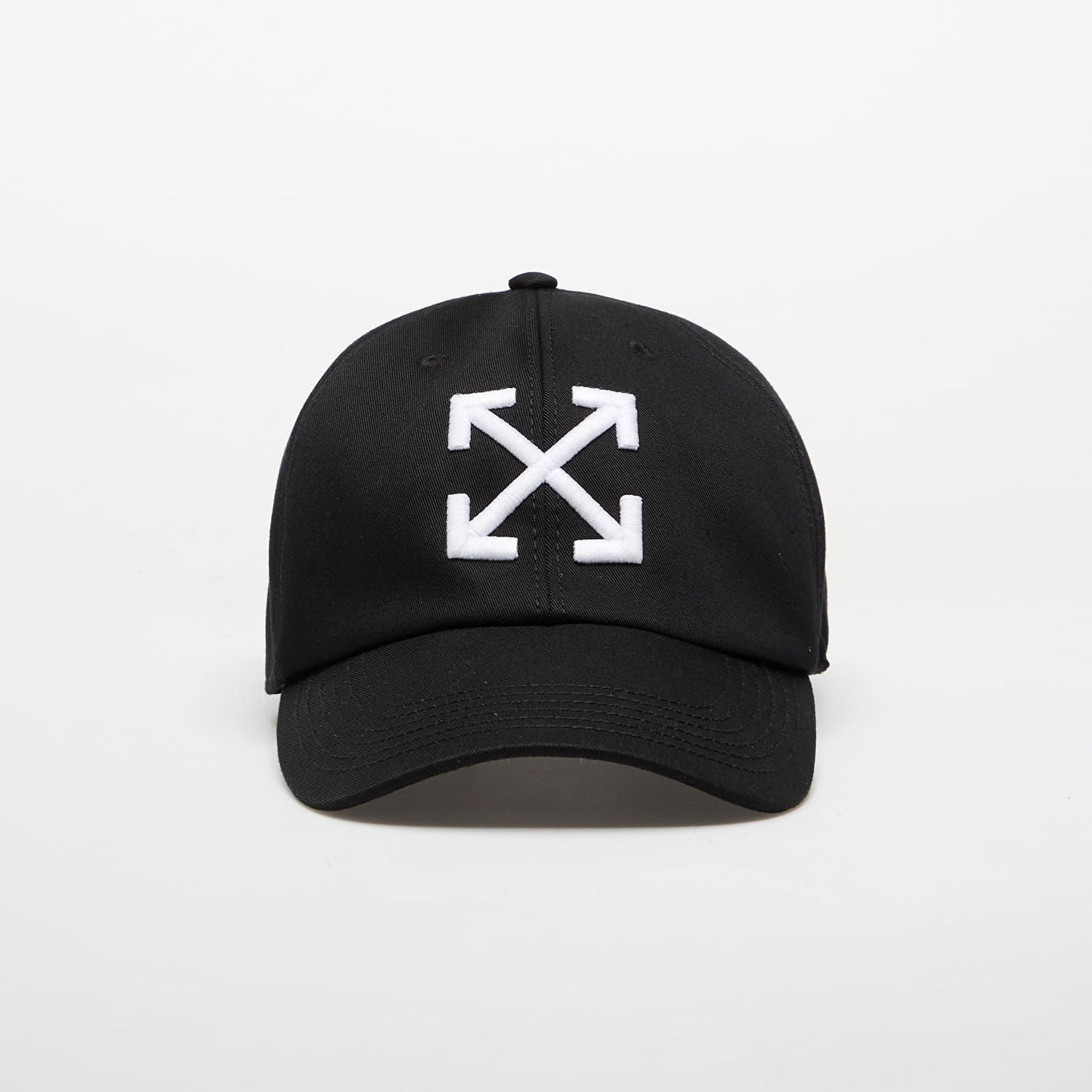Шапка с козирка Off-White Off-White Arrow Drill Baseball Cap Черно | OMLA04AC99FAB0021001, 0