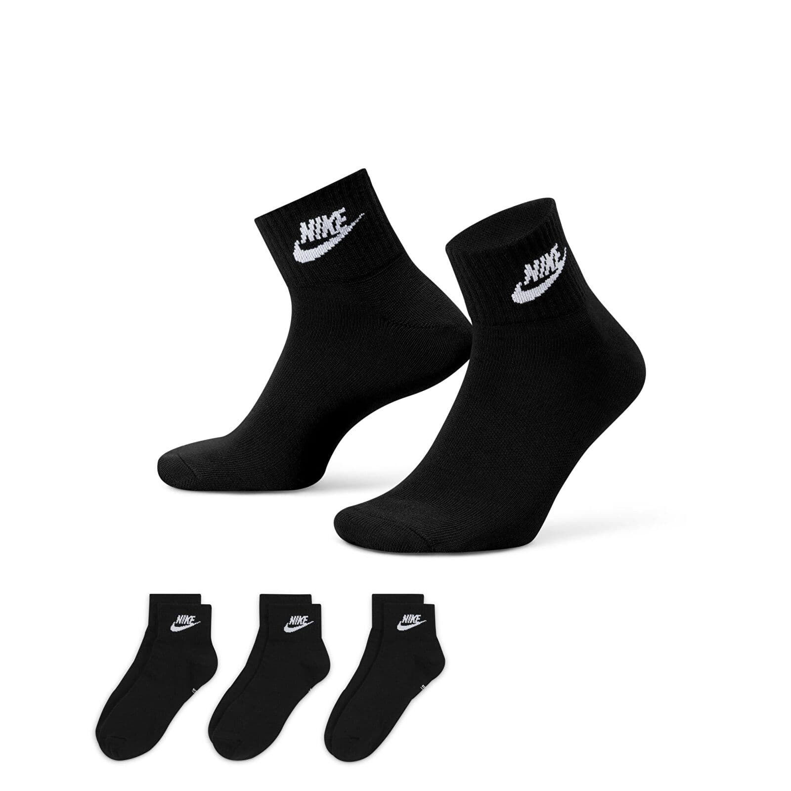 Everyday Essential Ankle Socks 3-Pack, 0