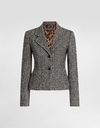 Dolce & Gabbana Single-breasted Chevron Jacket