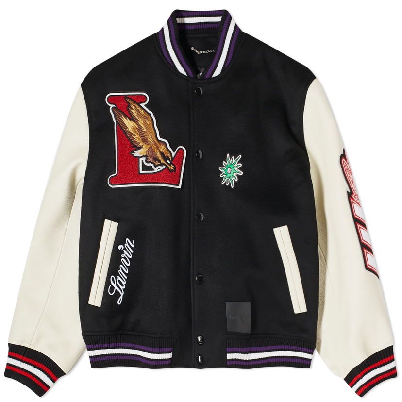 Яке LANVIN Future Varsity Черно | RM-JA0235-5942-P24-10