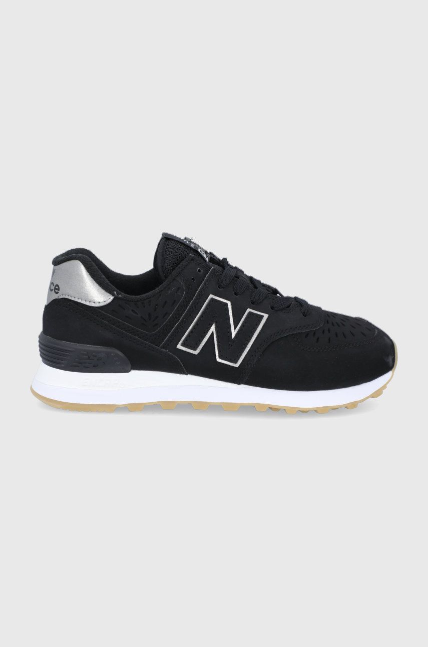 Кецове и обувки New Balance 574 Черно | WL574SCP, 0