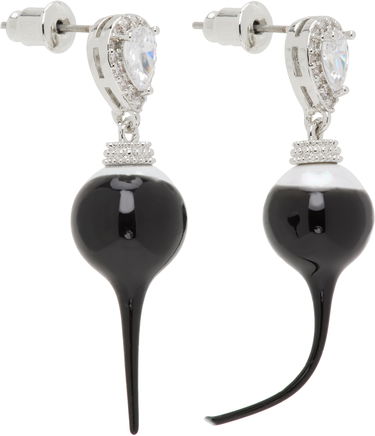 Обеци Ottolinger Ottolinger Diamond Drop Earrings Черно | 125901425E02, 1