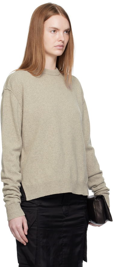 Пуловер Rick Owens Rick Owens Concordians Round Neck Sweater Бежово | RP02E4679 WSBR, 1
