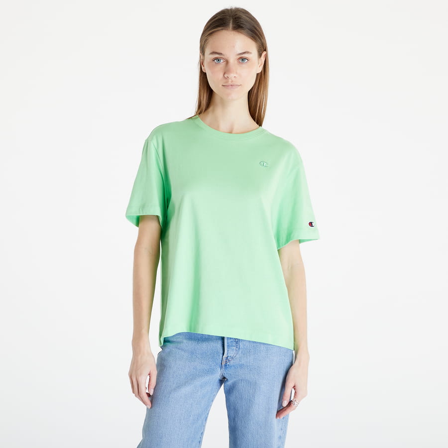 Тениска Champion Crewneck T-Shirt Зелено | 116059 CHA GS019, 0