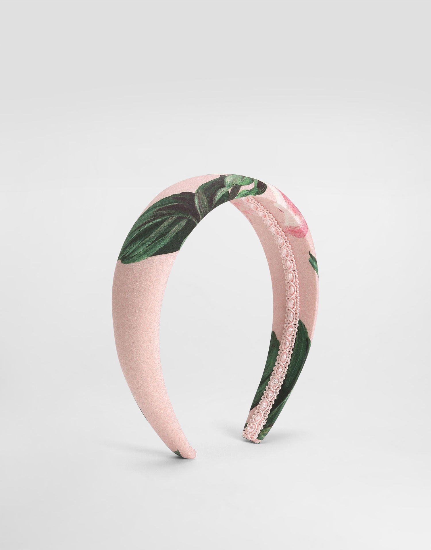 Аксесоари Dolce & Gabbana Dolce & Gabbana Rose Print Poplin Headband Розово | LB3L54HS5S7HF5IZ, 0