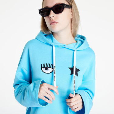 Суитчър Chiara Ferragni Eye Star Brushed Sweatshirt Синьо | 73CBIT05CFT07211, 3