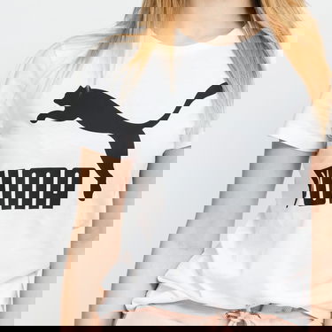 Тениска Puma Classics Logo Tee Бяло | 530076 02, 2