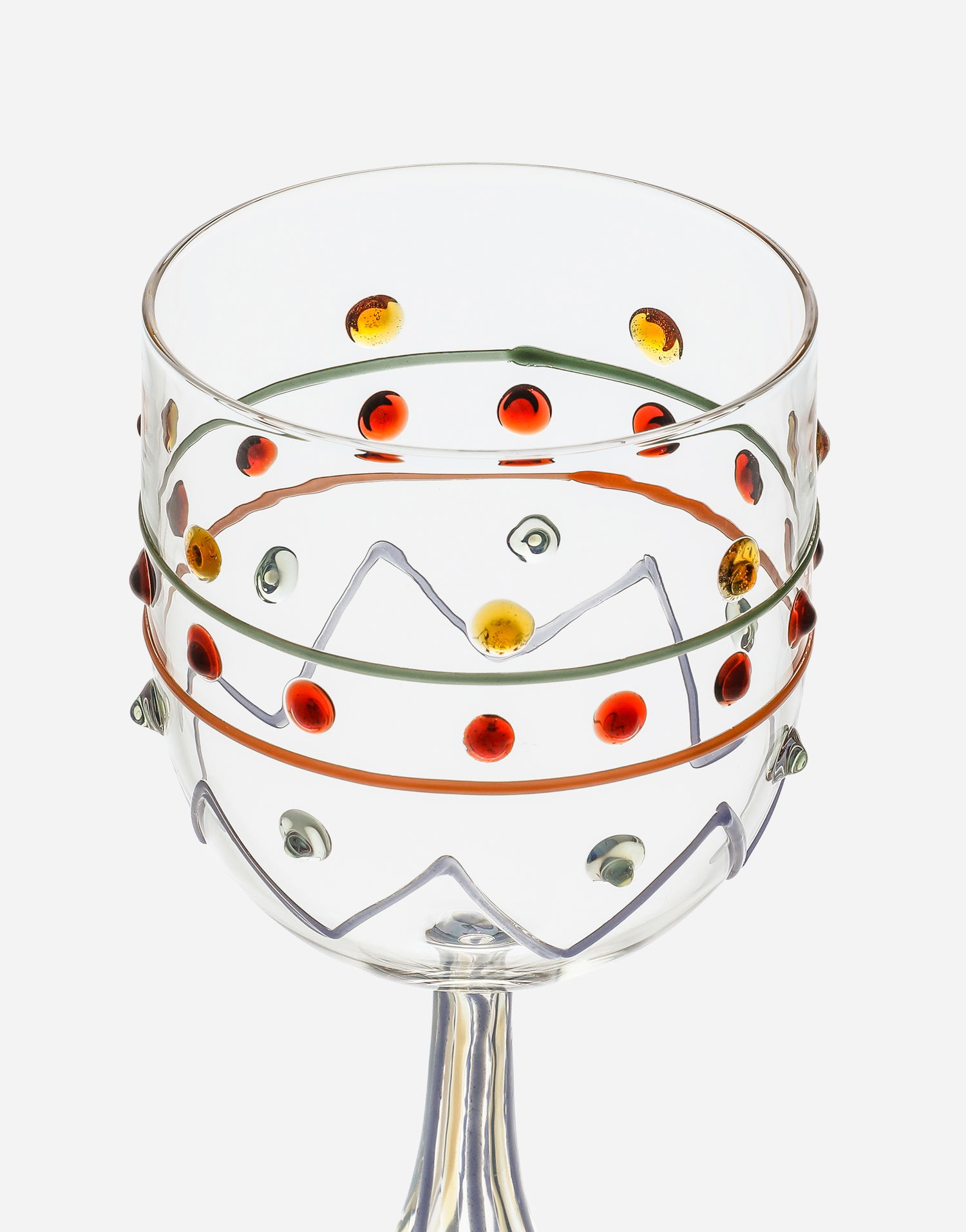Домашен декор Dolce & Gabbana Multicolor Wine Glass Многоцветен | TCB001TCALVUC121, 1