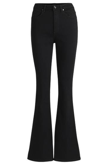 Дънки BOSS Boot-Cut Stretch Denim Jeans Черно | 50529971, 0