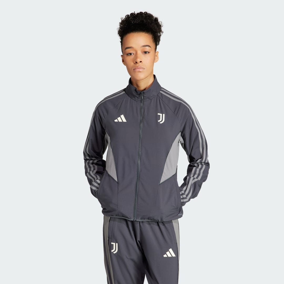 Яке adidas Performance Juventus Anthem Track Jacket Сиво | HZ4984, 0