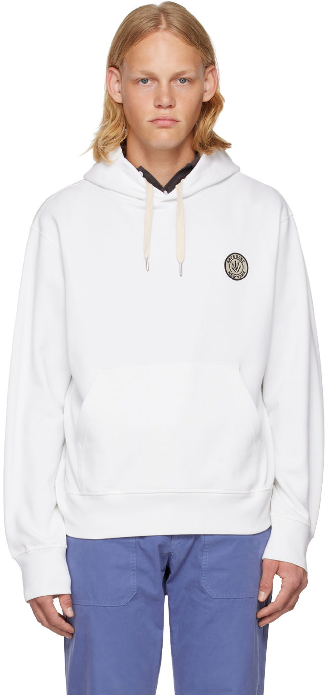 Суитчър rag & bone Rag & Bone Dagger Hoodie Бяло | MBC22HT062NY62, 0