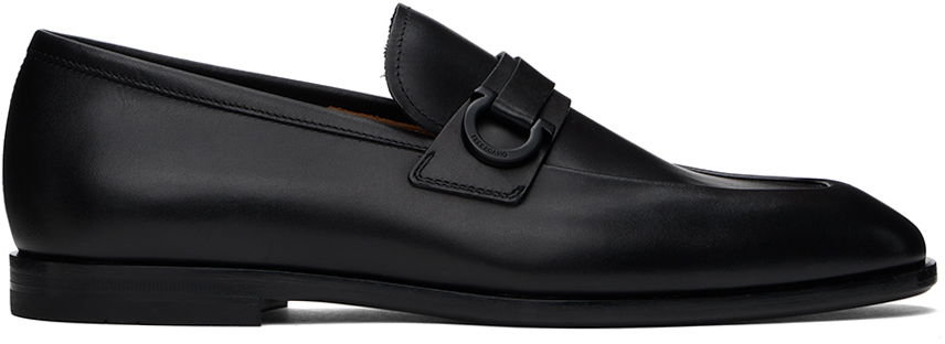 Кецове и обувки FERRAGAMO Hardware Loafers Черно | 765785, 0