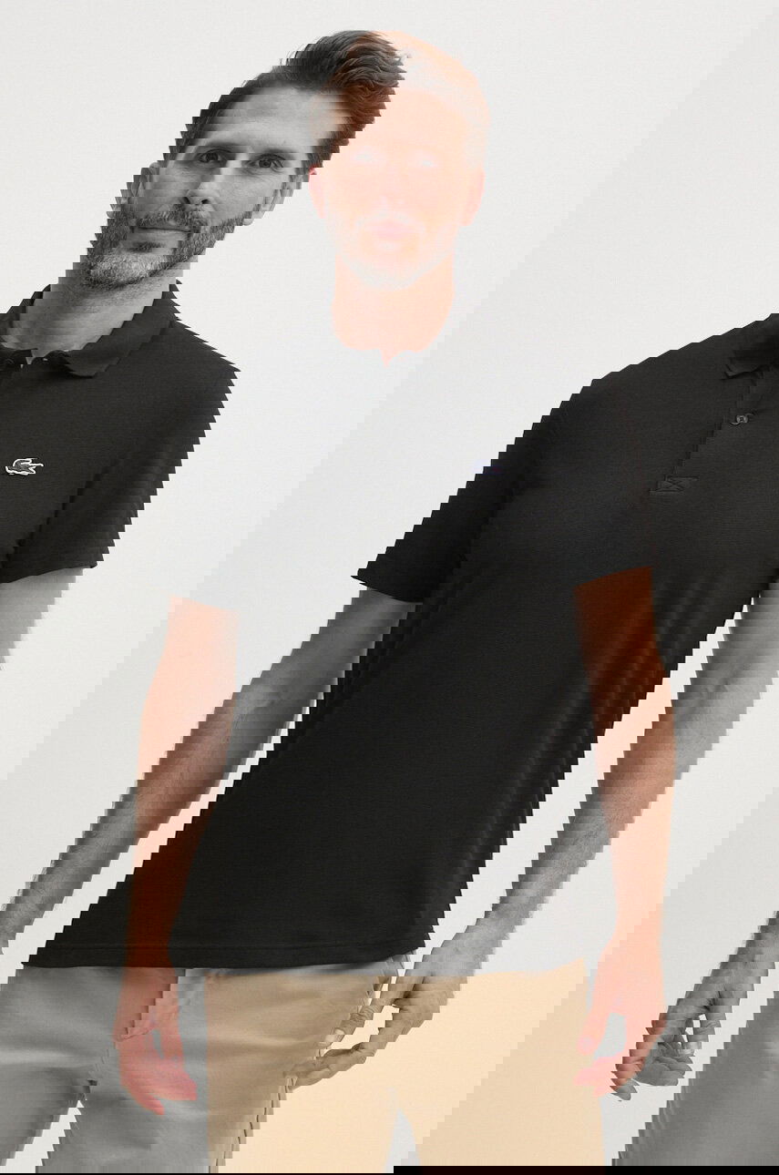 Поло тениска Lacoste Lacoste Polo Shirt Черно | DH5522, 0