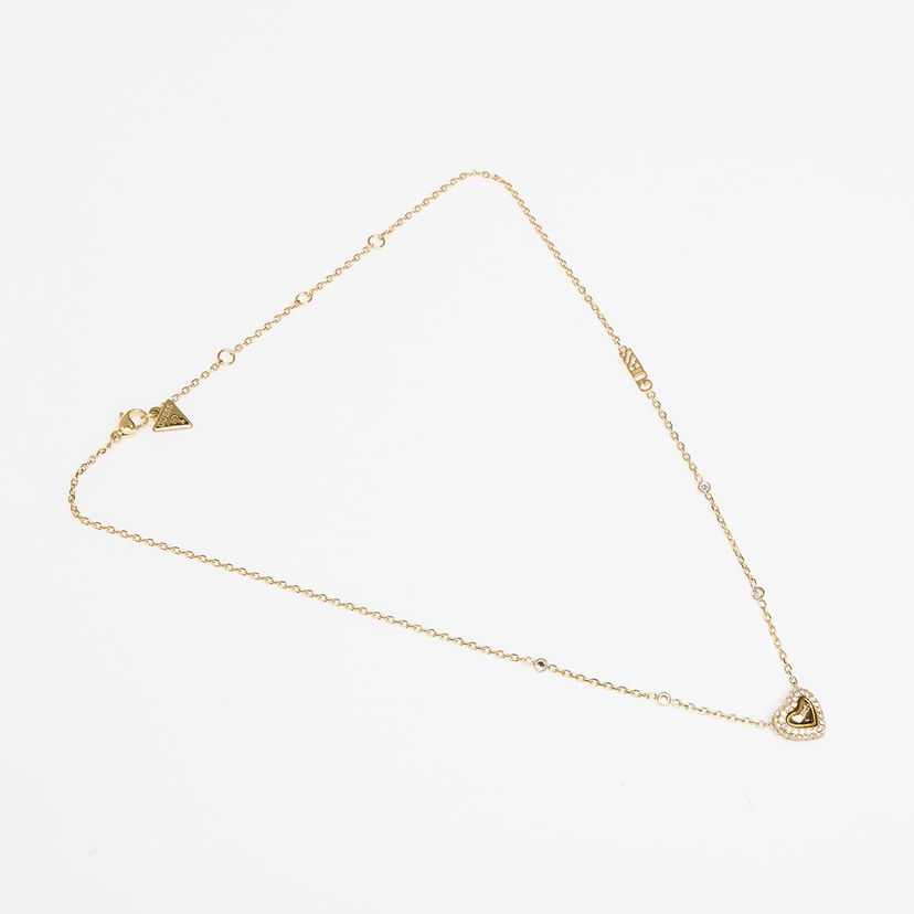 Колие GUESS Beloved Universal Heart Pendant Necklace Жълто | JUBN05018JWYG-GOLD