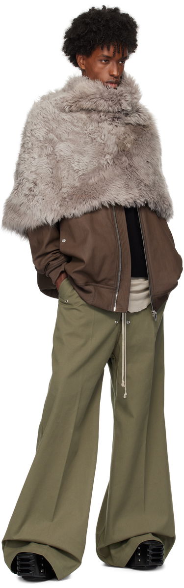 Шал Rick Owens Rick Owens Shearling Reversible Cowl Черно | RU02D6443 LSHTR, 3