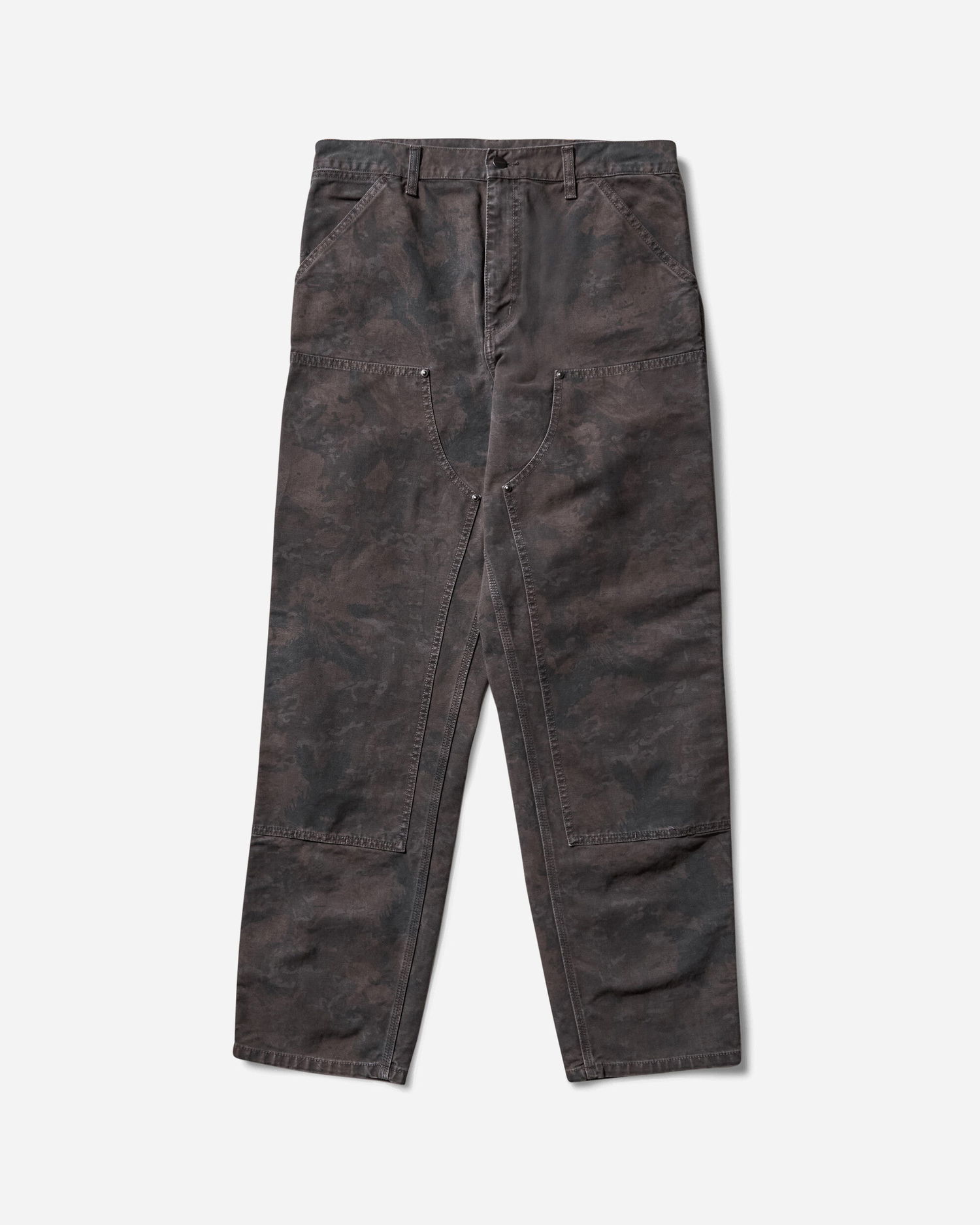 Карго панталони Carhartt WIP Double Knee Camo Pants Черно | I031501 3G3GD, 1