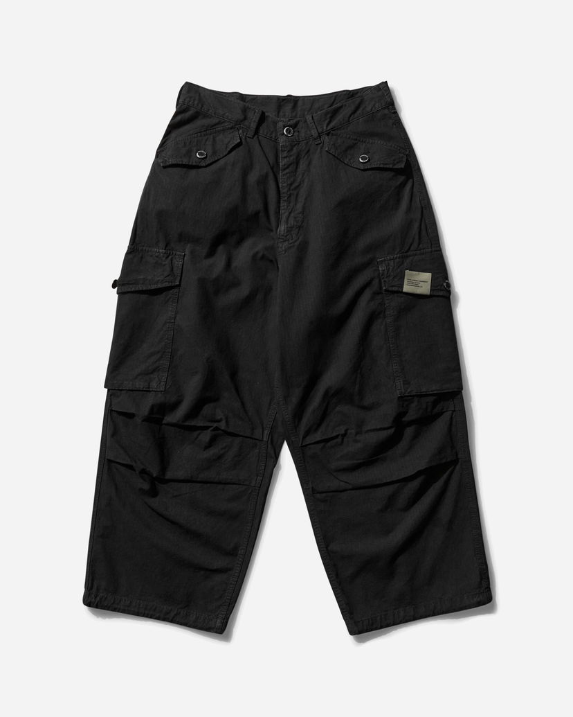 Карго панталони Neighborhood Wide Leg Cargo Pants Черно | 242SPNH-PTM01 BK