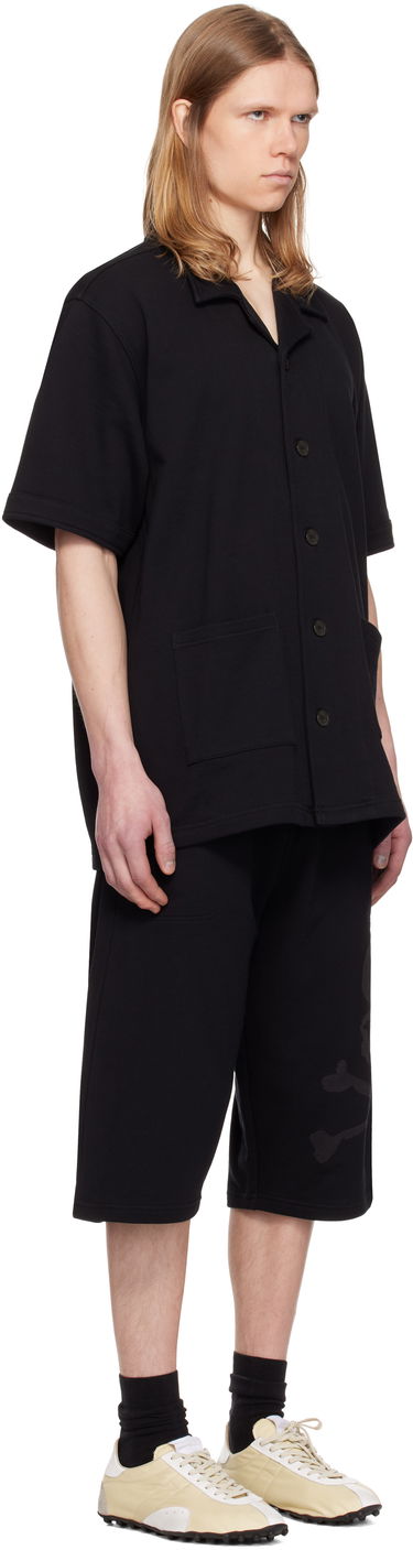 Риза Mastermind WORLD Mastermind World Short Sleeve Pajama Shirt and Shorts Set Черно | MW25C14-PJ001-605, 1
