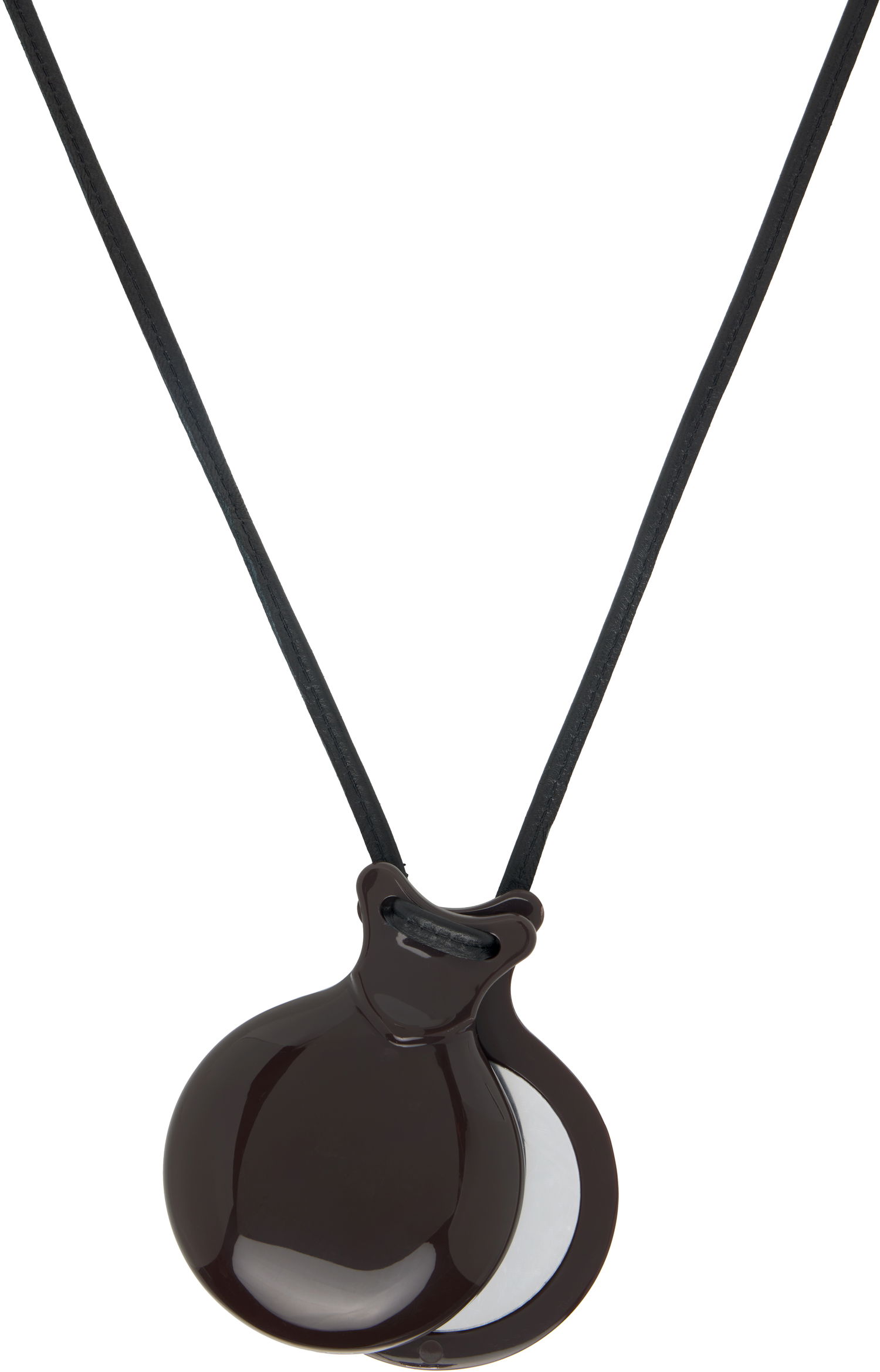 Колие LEMAIRE Lemaire Castanet Pendant Necklace Черно | AC1082 LO0031, 1