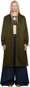 Dries Van Noten Gathered Open Front Coat