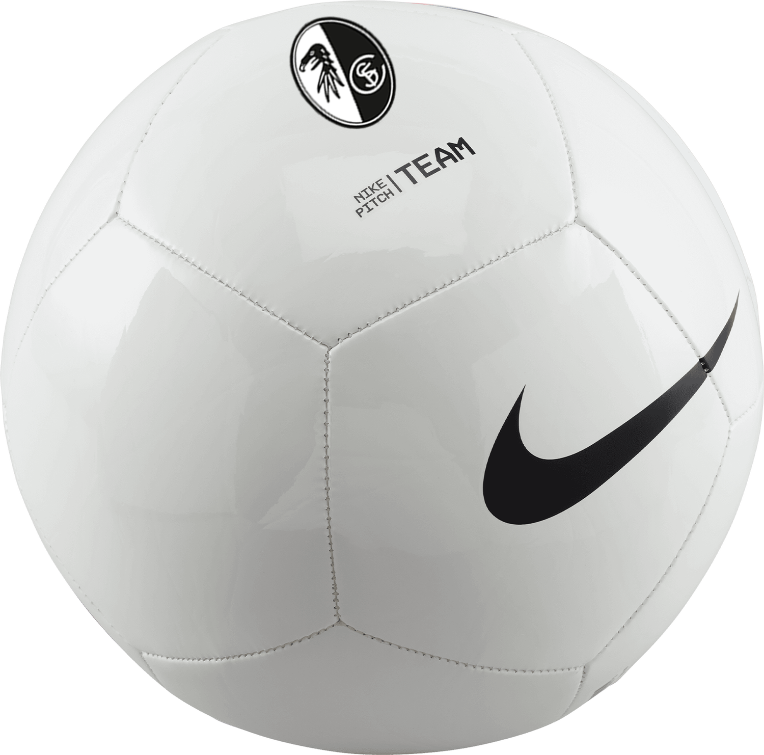 Спортна екипировка Nike SC Freiburg Pitch Soccer Ball Бяло | 6scffz7553-100, 0