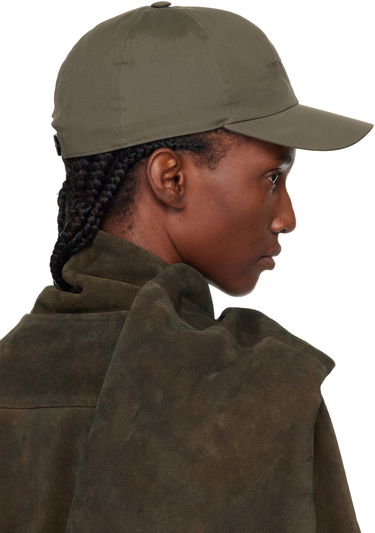 Шапка с козирка Rick Owens Concordians Owenscorp Embroidered Cap Зелено | RA02E0700 TEEM7, 4