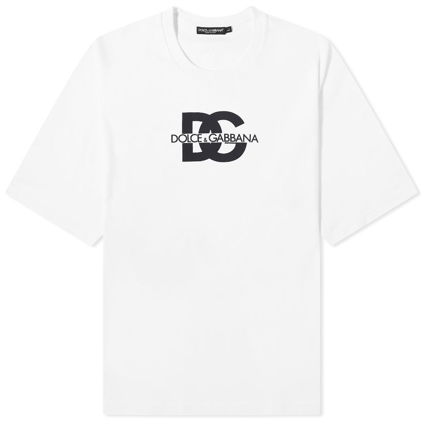 Тениска Dolce & Gabbana D&G Logo T-Shirt Бяло | G8PN9TG7M1C-W0800