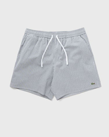 Бански Lacoste Lacoste Seersucker Swim Shorts Синьо | MH9089-HXI, 0