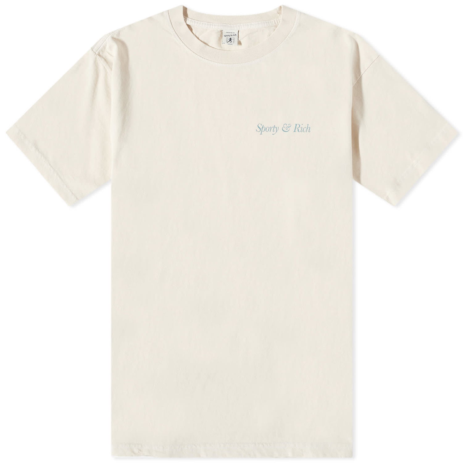Тениска Sporty & Rich HWCNY Tee Бежово | TS834CR, 0