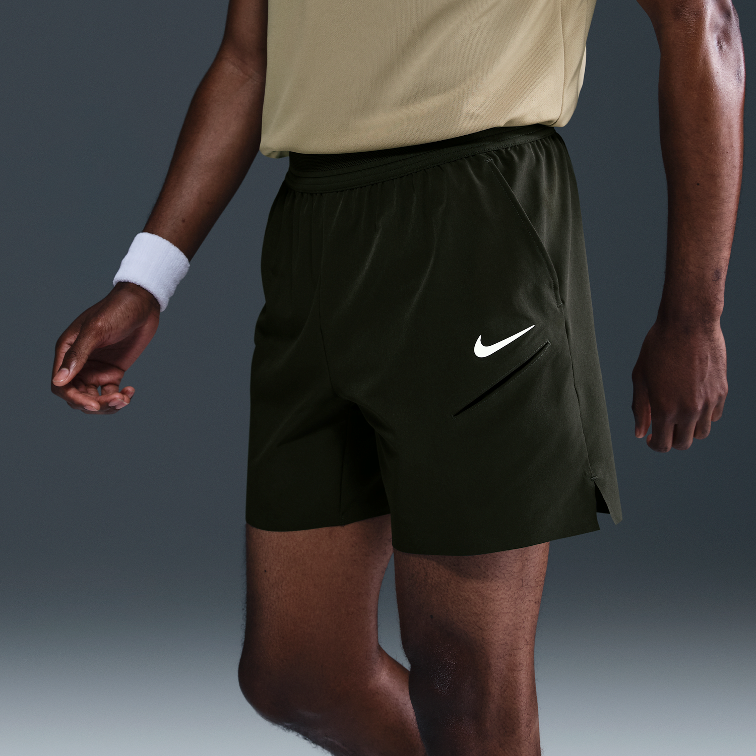 Къси панталони Nike NikeCourt Slam Dri-FIT Tennis Shorts Бежово | FZ6937-355, 1