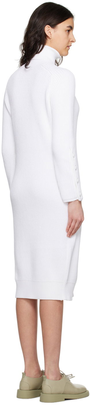 Pокля Max Mara Turtleneck Midi Dress Бяло | 2313210131600 13210131, 2