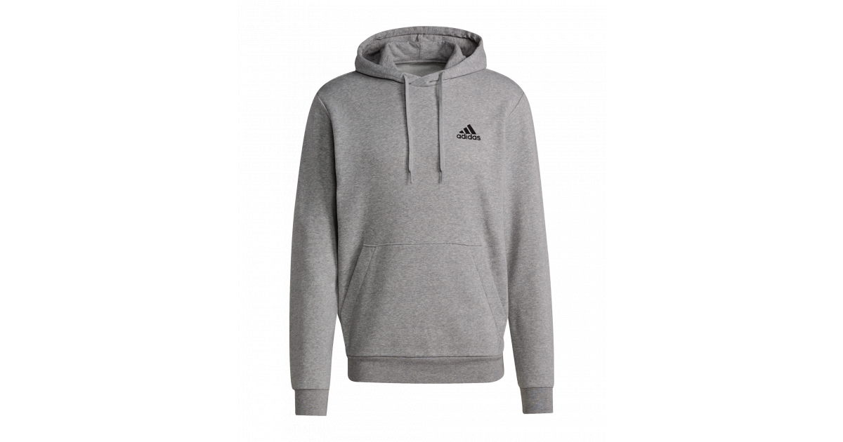 Суитчър adidas Originals Hoodie Essential Feel Cozy Сиво | h12213, 1