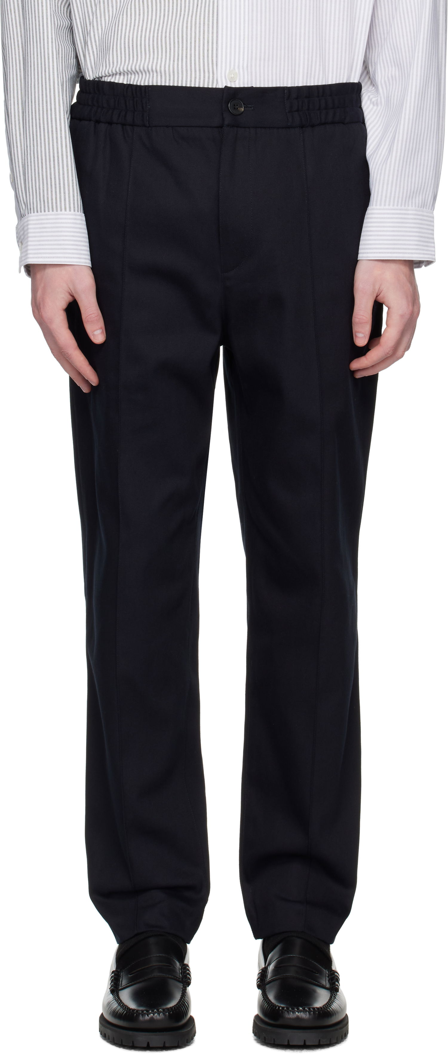 Панталони A.P.C. A.P.C. Joaquin Dress Pants Тъмно синьо | COFCO-H08454, 0