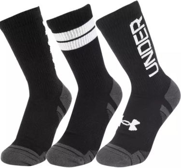 Чорапи Under Armour 3-pack Tech Crew Socks Черно | 1379515-002, 0