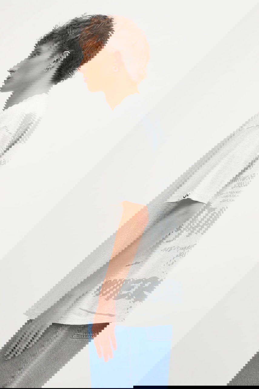 Тениска AAPE by A Bathing Ape All-Over Graffiti Print Short Sleeve T-shirt Theme Main Сиво | AAPTEM1755XAP, 1