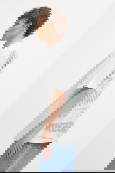 Тениска AAPE by A Bathing Ape All-Over Graffiti Print Short Sleeve T-shirt Theme Main Сиво | AAPTEM1755XAP, 1