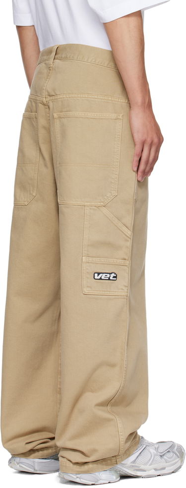 Дънки VETEMENTS Vetements Hip-Hop Pants Бежово | UH76PA250BE, 2