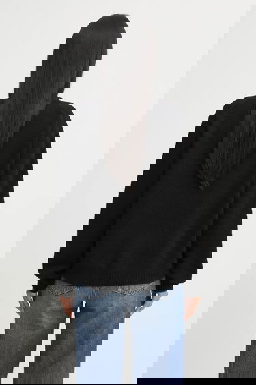 Пуловер MAISON KITSUNÉ Dressed Fox Intarsia Wool Sweater Черно | PW00812KH0002, 2