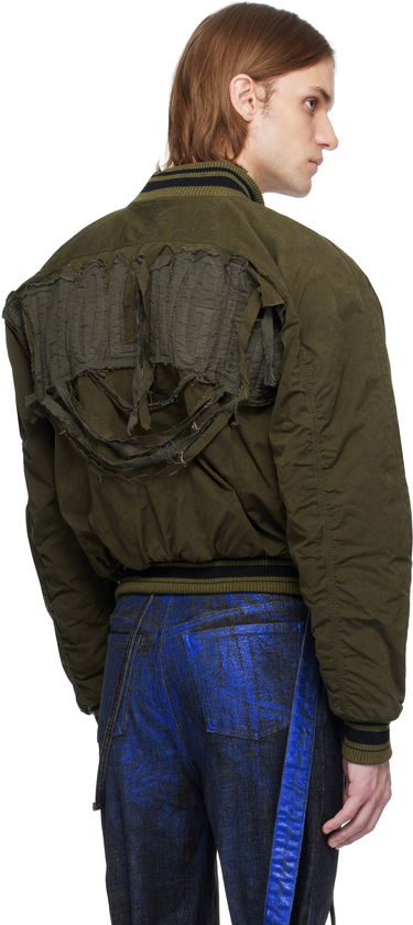 Яке бомбър Ottolinger Ottolinger Strap Bomber Jacket Зелено | 109-700509-01, 2