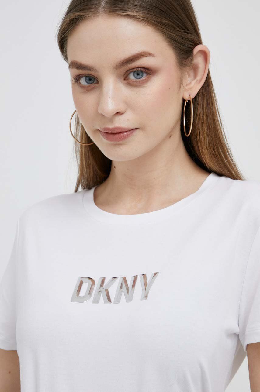Тениска DKNY Logo Tee Бяло | P3DHRDNA, 0