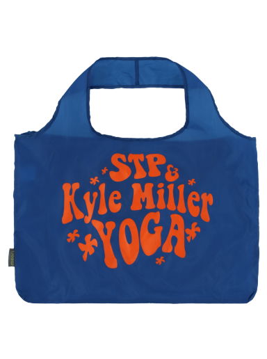 Голяма пазарска чанта Serving the People Kyle Miller Yoga Packable Tote Bag Тъмно синьо | STPS21KYLETOTE 005